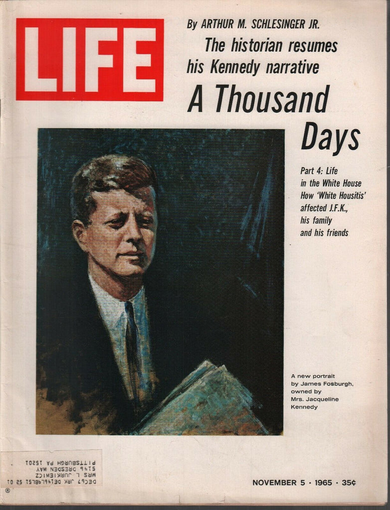 Life November 5 1965 John F Kennedy JFK Jackie Jacqueline 080719AME