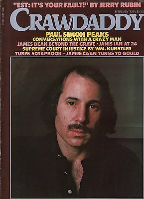Crawdaddy Magazine February 1976 Paul Simon EX 112015DBE
