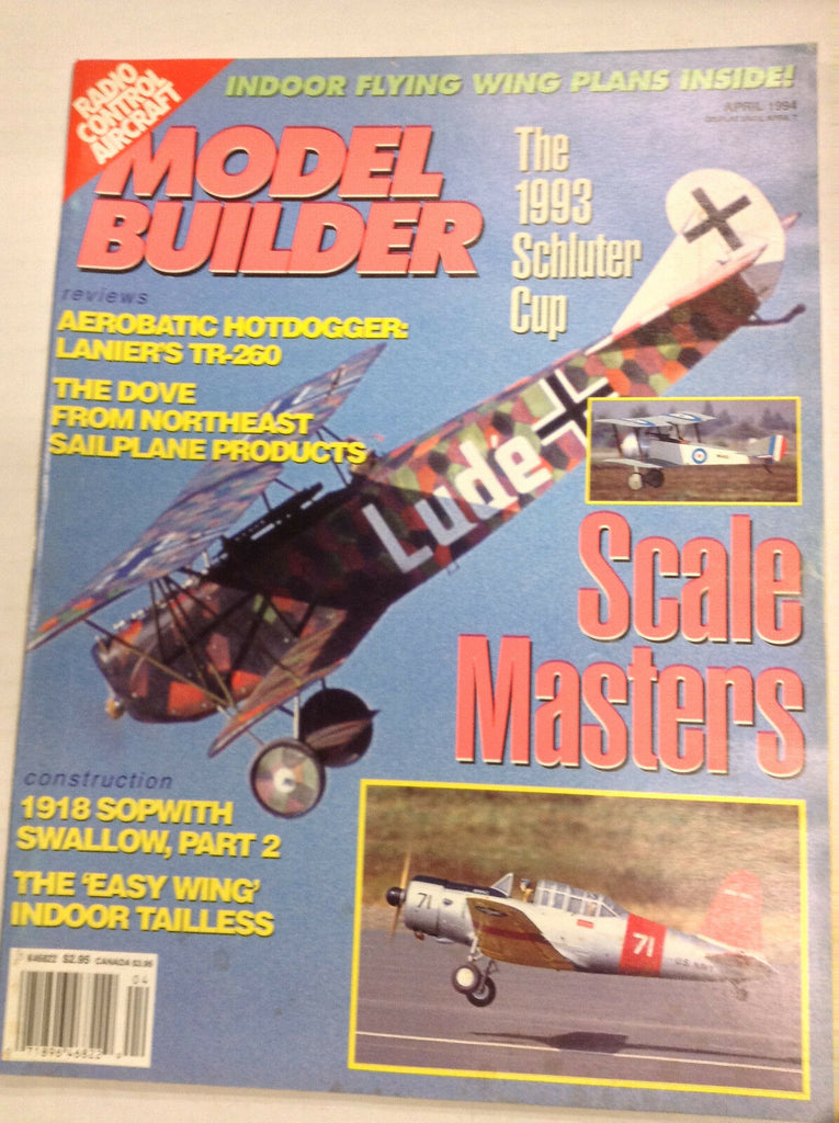 Model Builder Magazine Lanier's TR-260 1918 Sopwith April 1994 041517nonrh