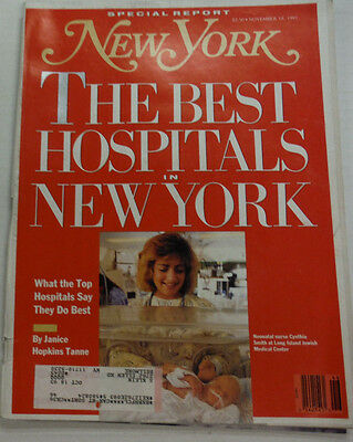 New York Magazine The Best Hospital In New York November 1991 011615R