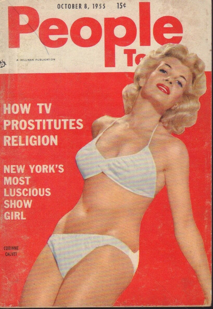 People Today Digest October 8 1955 Corinne Calvet Cheesecake Pin Up 091318AME