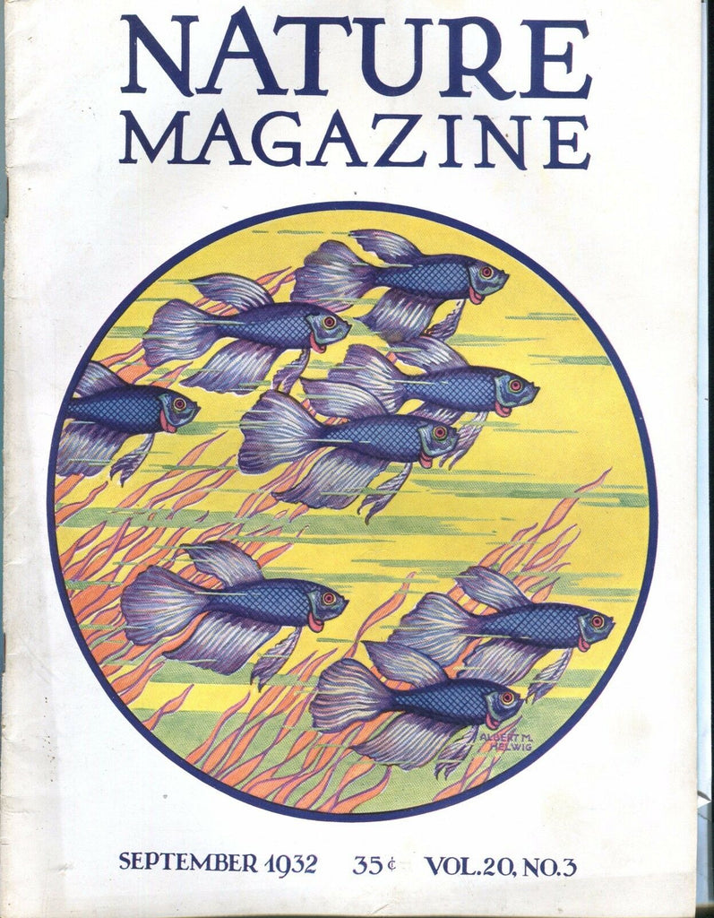 Nature Magazine September 1932 Fish VG No ML 021017jhe