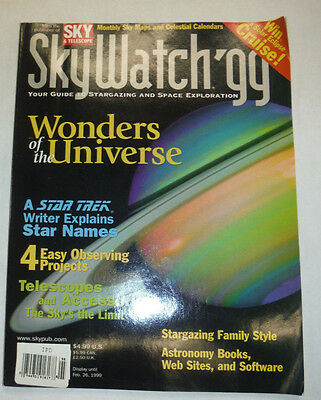 SkyWatch Magazine Star Trek & Stargazing February 1999 021315R2
