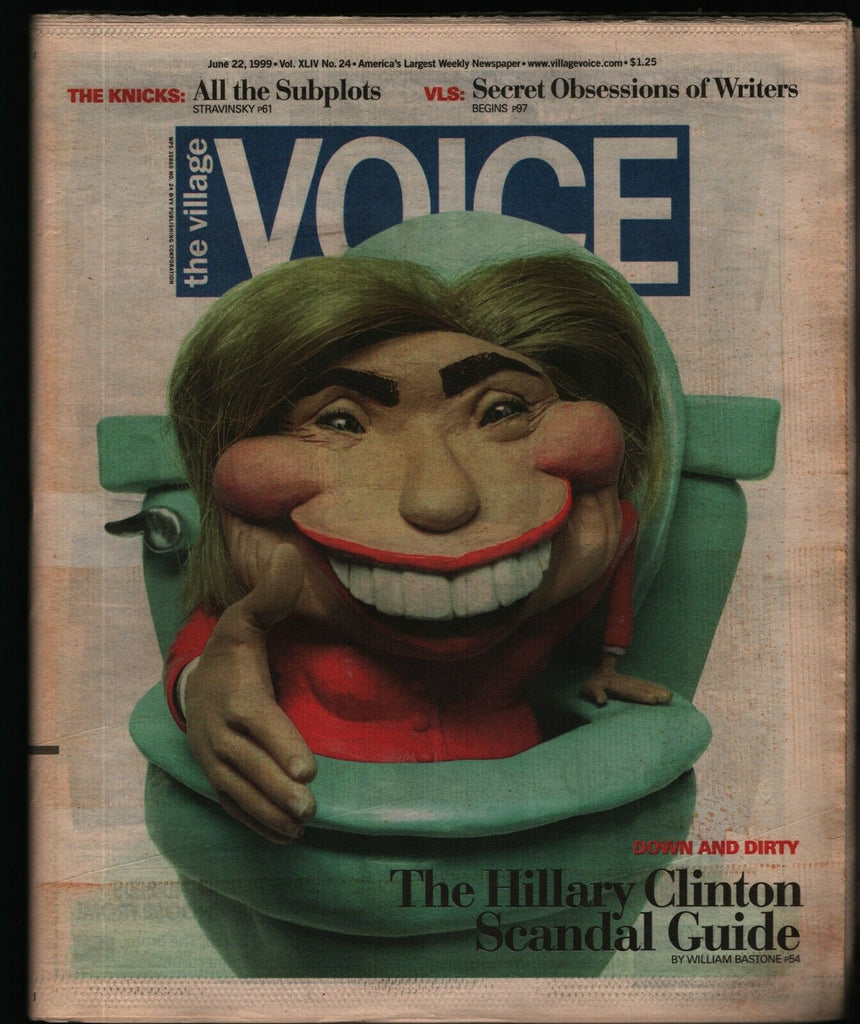 The Village Voice NYC June 22 1999 Hillary Clinton Douglas Wolk 022421ame2