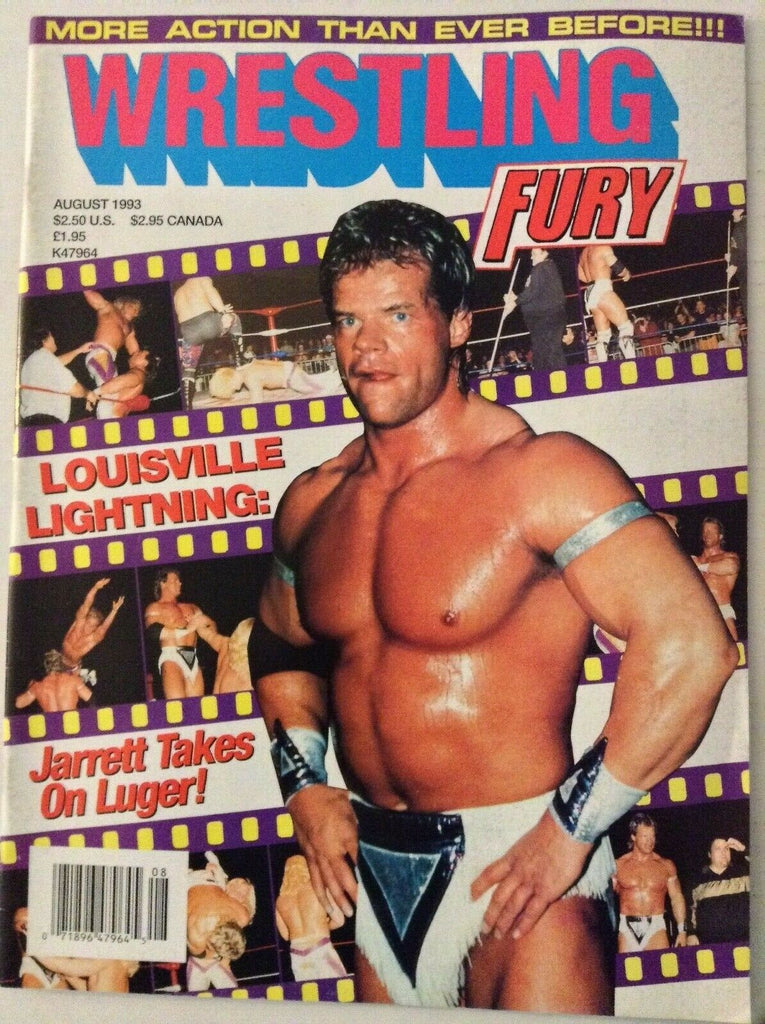 Wrestling Fury Magazine Lex Luger Vs Jarrett August 1993 022219nonrh