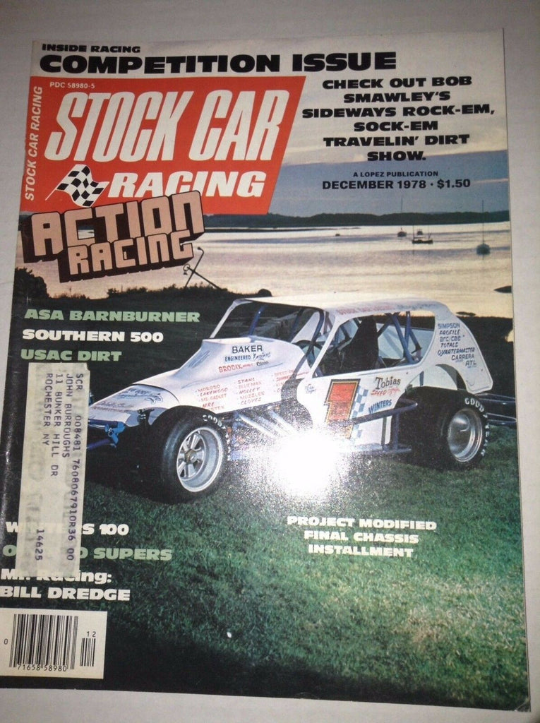 Stock Car Racing Magazine ASA Barnburner Southern 500 December 1978 040617NONRH