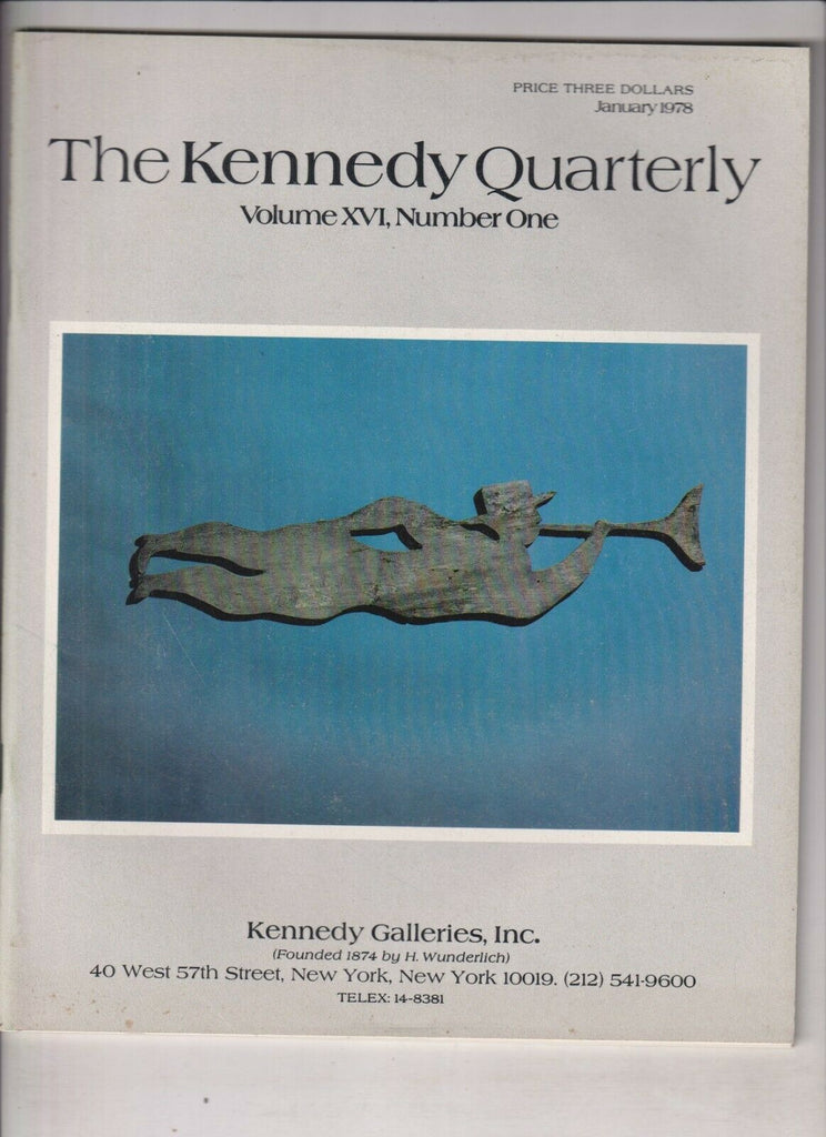 The Kennedy Quarterly Mag 18 & 19th Century Naive Art January 1978 021920nonr