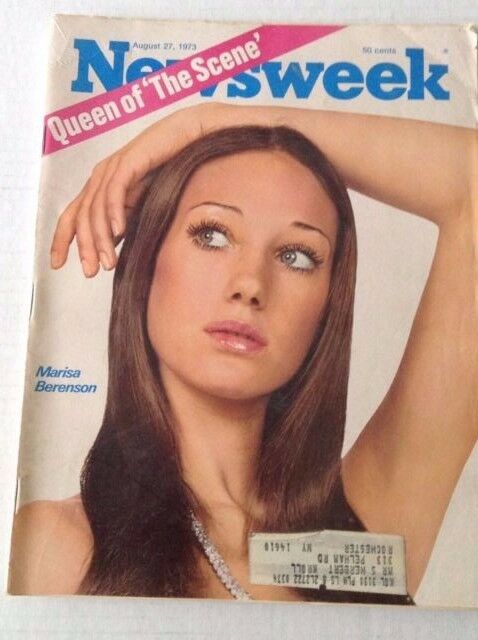 Newsweek Magazine Marisa Berenson August 27, 1973 101216R