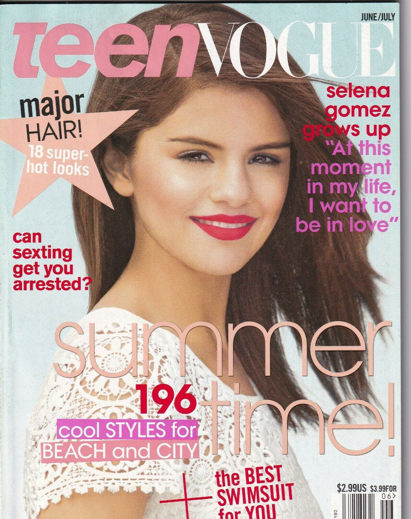 Teen Vogue Magazine Selena Gomez & Swimsuits June/July 2011 051919nonr