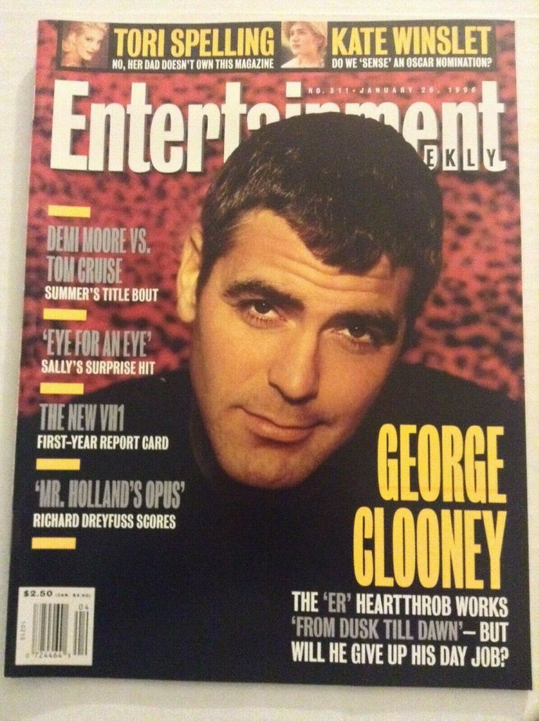 Entertainment Weekly George Clooney Demi Moore January 26 1996 NO ML 062919nonrh
