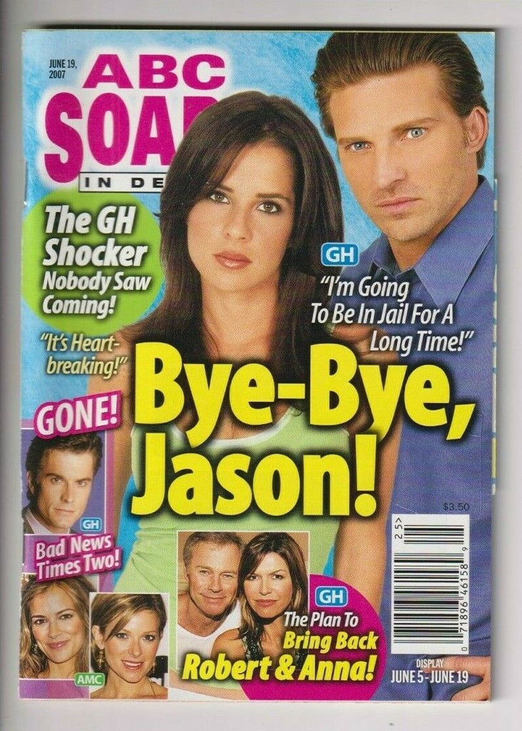 ABC Soaps Mag General Hospital Steve Burton Kelly Monaco June 19 2007 111719nonr
