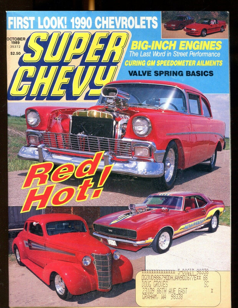 Super Chevy Magazine October 1989 Engines Valve Spring EX w/ML 031417nonjhe