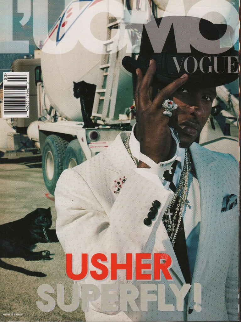 L'uomo Vogue Italian March 2005 Usher Bruce Weber Steven Kein 061818DBF