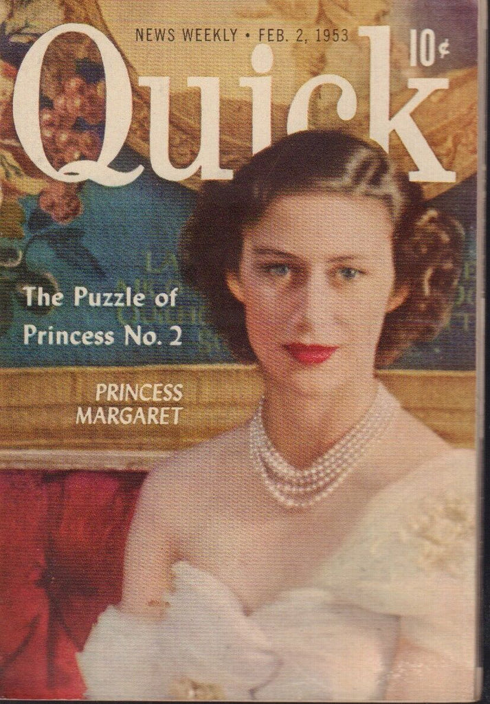 Quick News Weekly February 2 1953 Princess Margaret Cheesecake Pin Up 091318AME