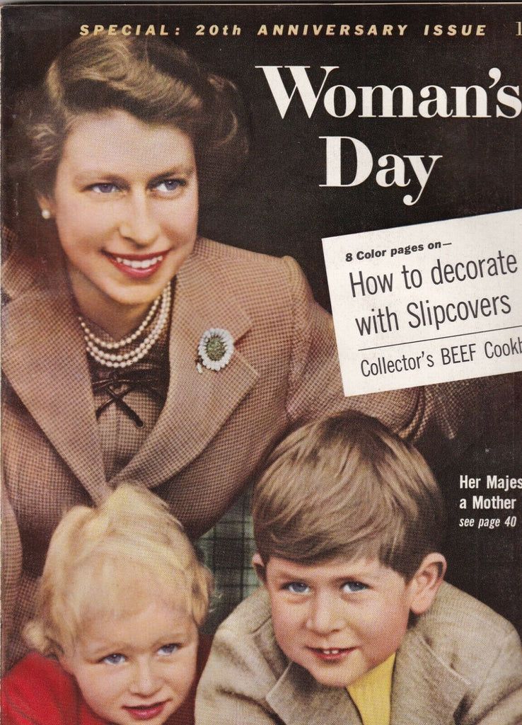 Woman's Day Magazine Queen Elizabeth October 1957 100719nonr