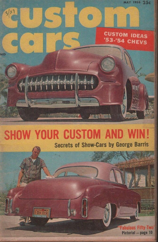 Custom Cars May 1958 George Barris Dick Collier 082118DBE