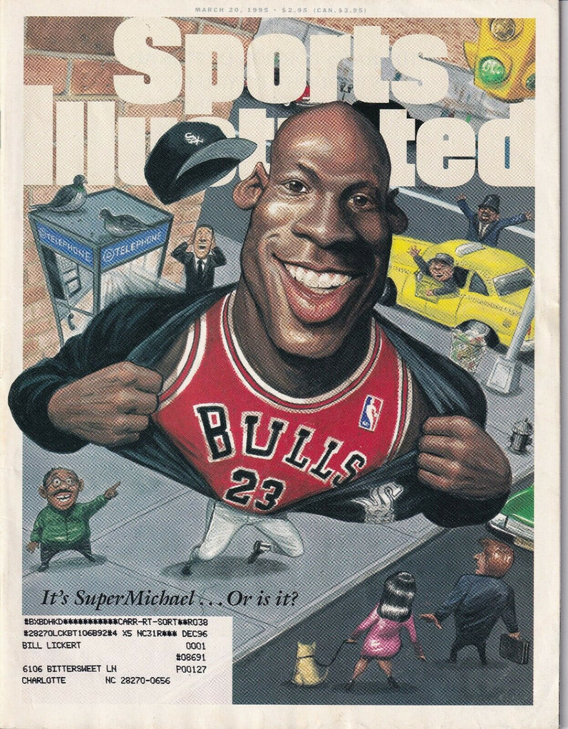 Sports Illustrated Magazine Michael Jordan March 20, 1995 040819nonr