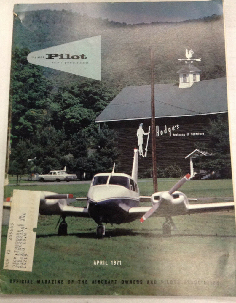 The Aopa Pilot Magazine The Fairchild M-62 April 1971 120116R