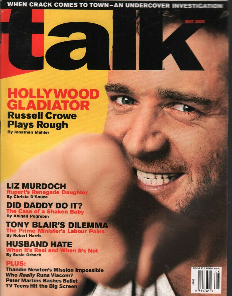 Talk Magazine May 2000 Russell Crowe Liz Murdoch Tony Blair 020520AME