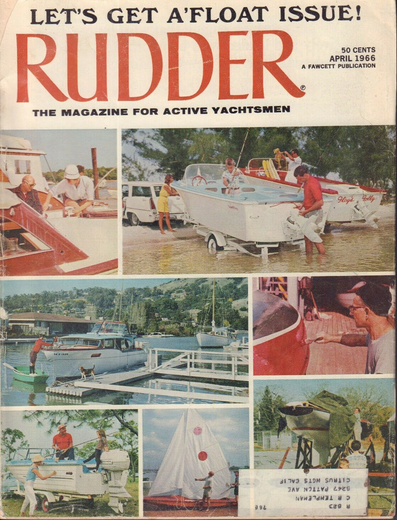 Rudder April 1966 Skippers Toolchest w/ML 042117nonDBE