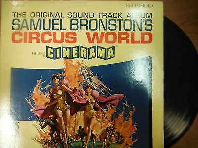 33 RPM Vinyl Samuel Bronston's Circus World Soundtrack MGM Records Ster 012815SM