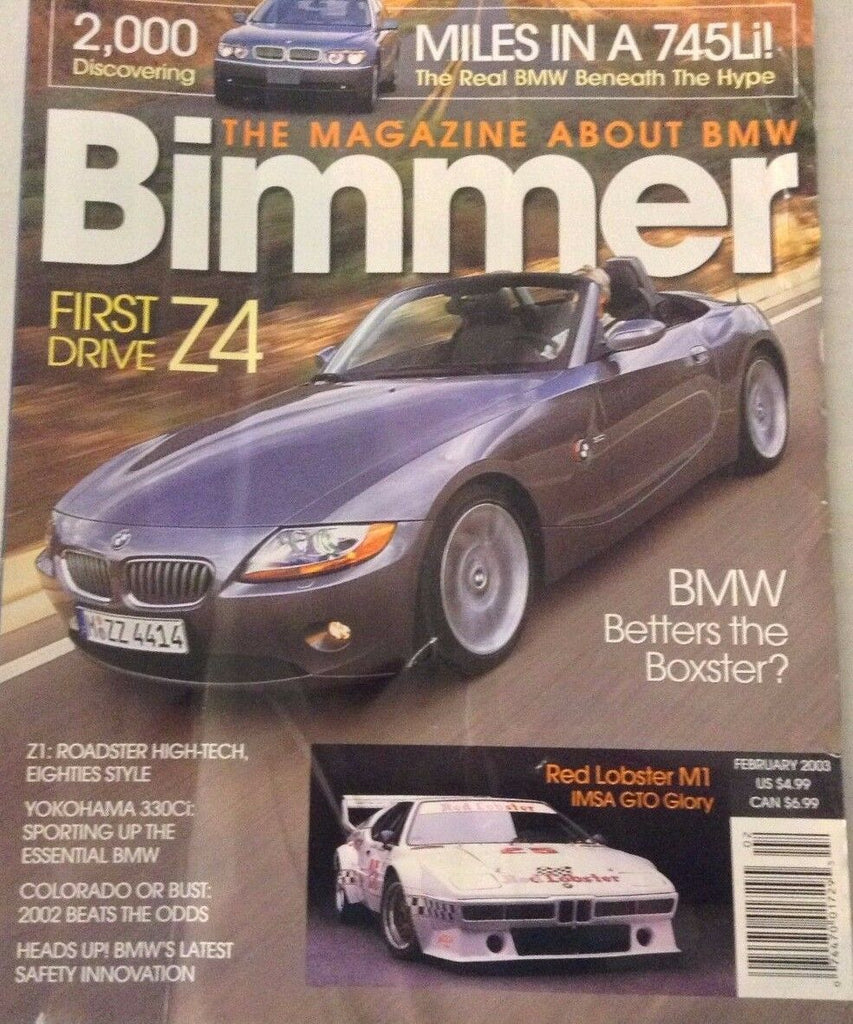 The Bimmer Magazine Z4 First Drive, BMW February 2003 080217nonrh