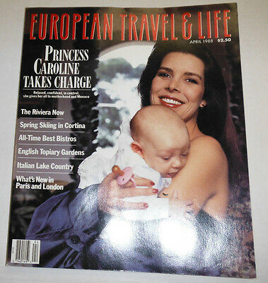 European Travel & Life Magazine Princess Caroline Riviera April 1988 101714R1