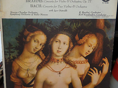 David Oistrakh Plays BRAHMS and BACH 33RPM 053016 TLJ