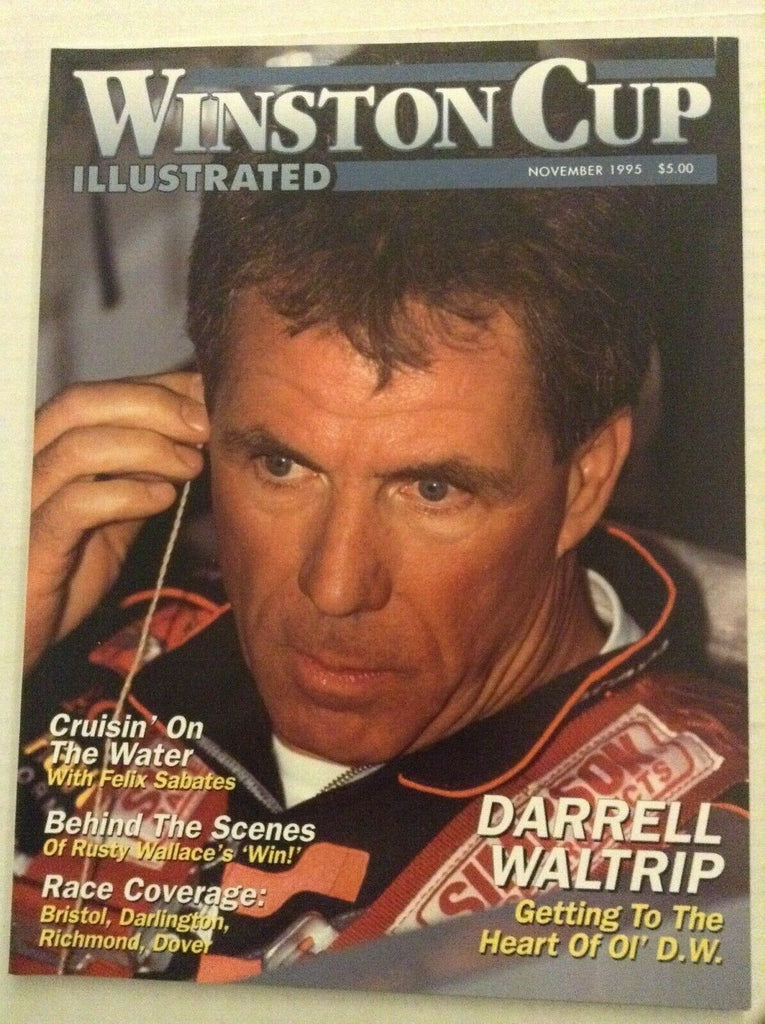 Winston Cup Illustrated Darrell Waltrip Rusty Wallace November 1995 082819nonrh