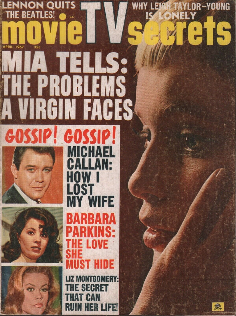 Movie TV Secrets April 1967 Michael Callan Barbara Parkins 012819AME2