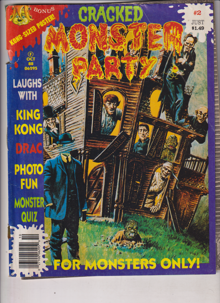 Cracked Magazine Monster Party Special King Kong October 1988 121919nonr