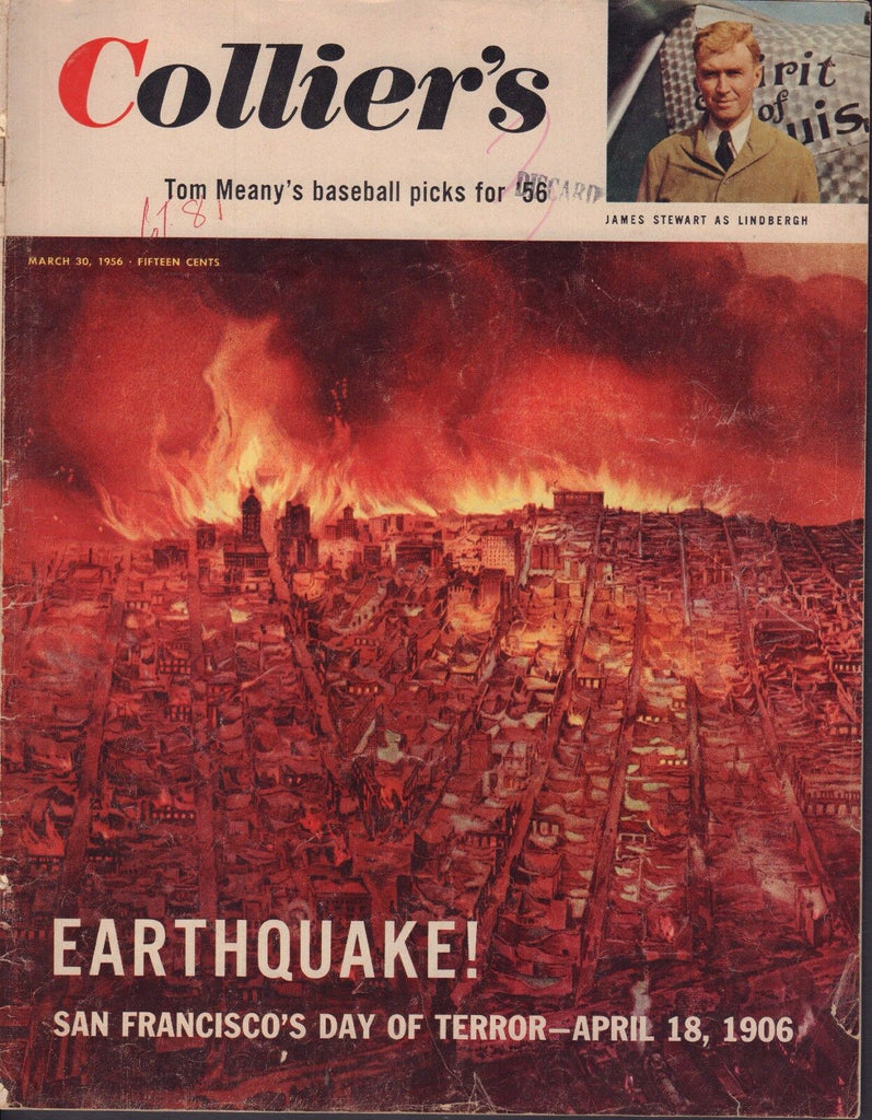 Collier's Magazine March 30 1956 Earthquake San Francisco 1906 072417nonjhe