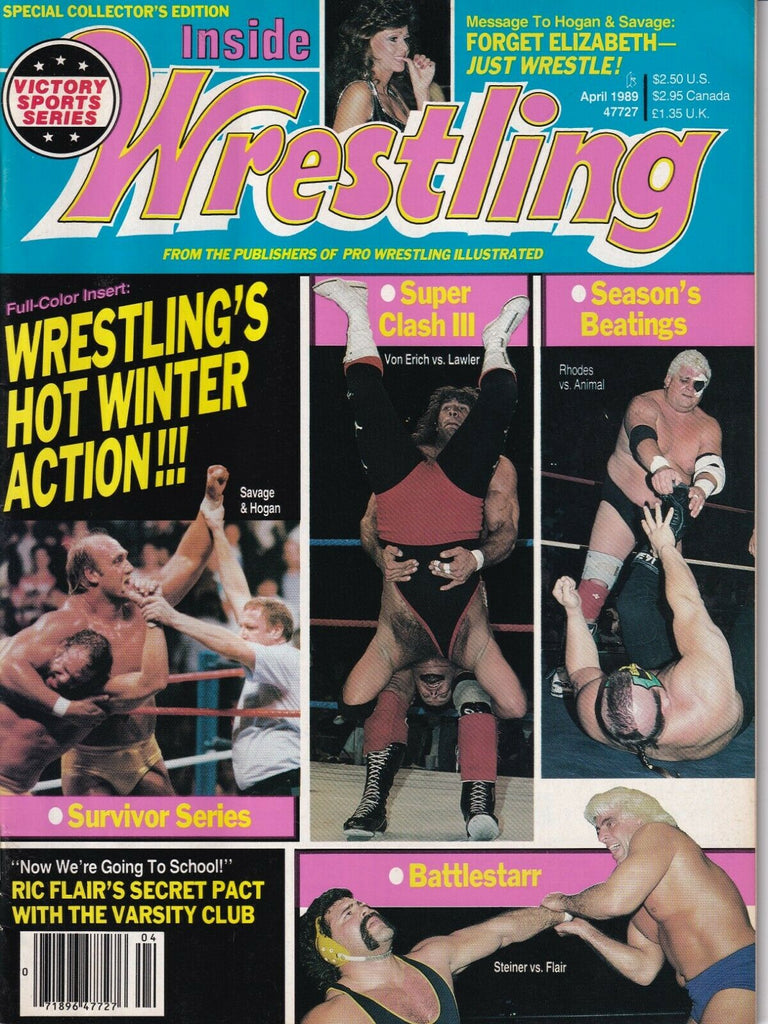 Inside Wrestling Von Erich Vs Lawler Hulk Hogan April 1989 031919nonr