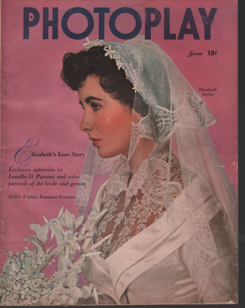 Photoplay Magazine June 1950 Elizabeth Taylor Burt Reynolds 070720AME