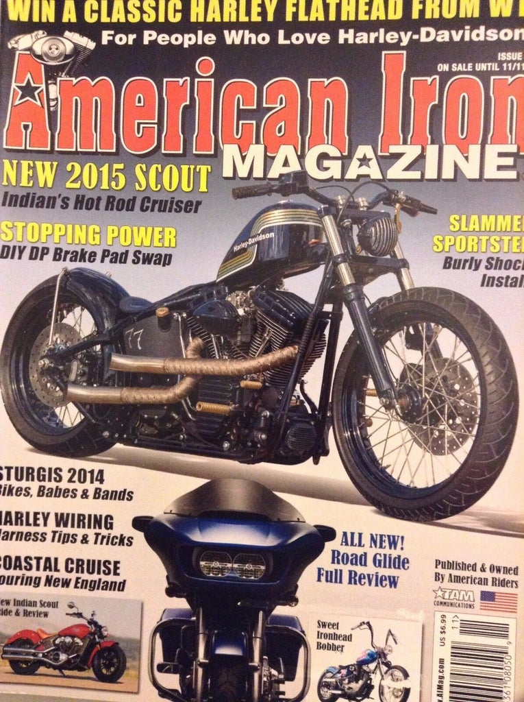 American Iron Magazine 2015 Scout DP Brakes No.316 November 2014 112817nonrh
