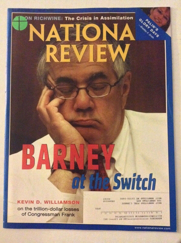 National Review Magazine Kevin D. Williamson August 24, 2009 060619nonrh