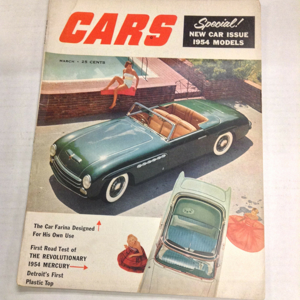 Cars Magazine Car Farina Designed For Him March 1954 052417nonrh