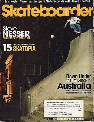 Skateboarder August 2005 Steve Nesser, Eric Koston w/ML VG 070816DBE2