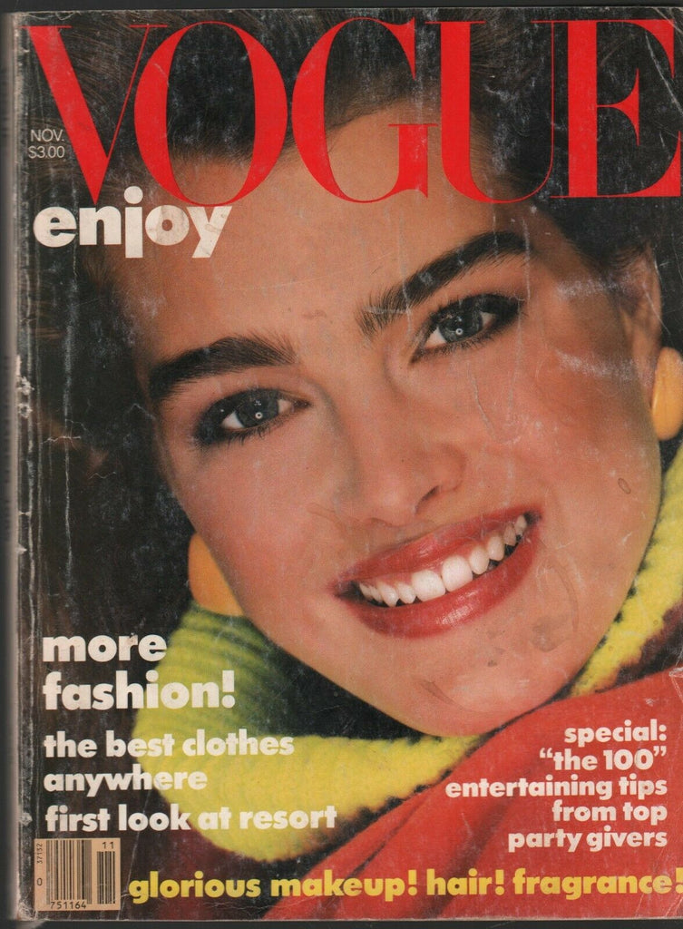 Vogue Fashion Magazine November 1983 Brooke Shields Lee Krasner 020921ame