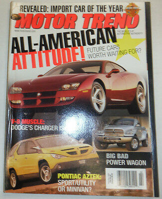 Motor Trend Magazine V-8 Muscle & Pontiac Aztek February 1999 031215R2