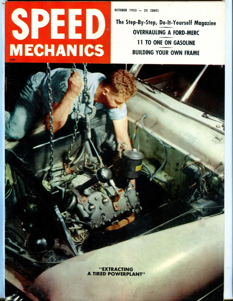 Speed Mechanics Magazine October 1955 Ford Mercury EX No ML 052117nonjhe
