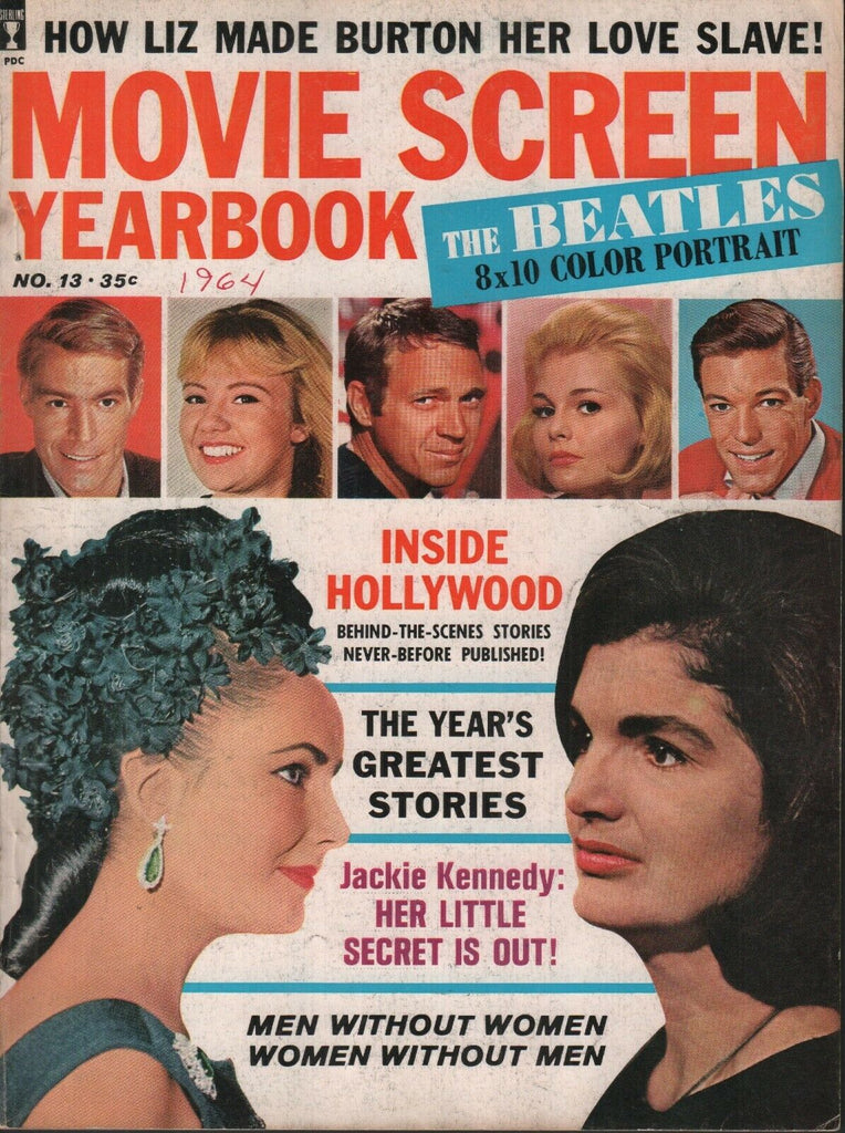 Movie Screen Yearbook #14 1965 Jackie Kennedy Elizabeth Taylor 070119AME