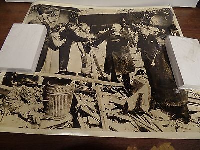 1940s Dispatch Photo News Labor Minister Inspects Bombed Sec of England020516ame