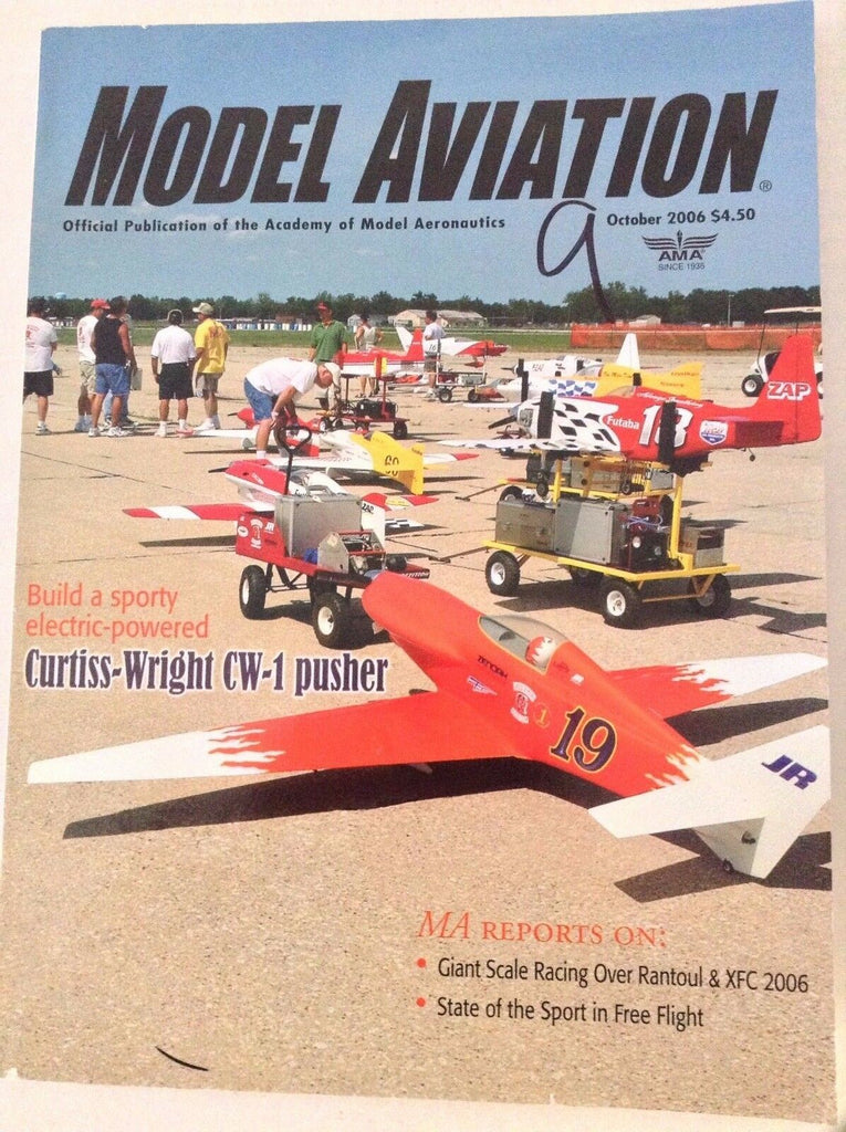 Model Aviation Magazine Curtiss Wright CW-1 Pusher October 2006 041417nonrh