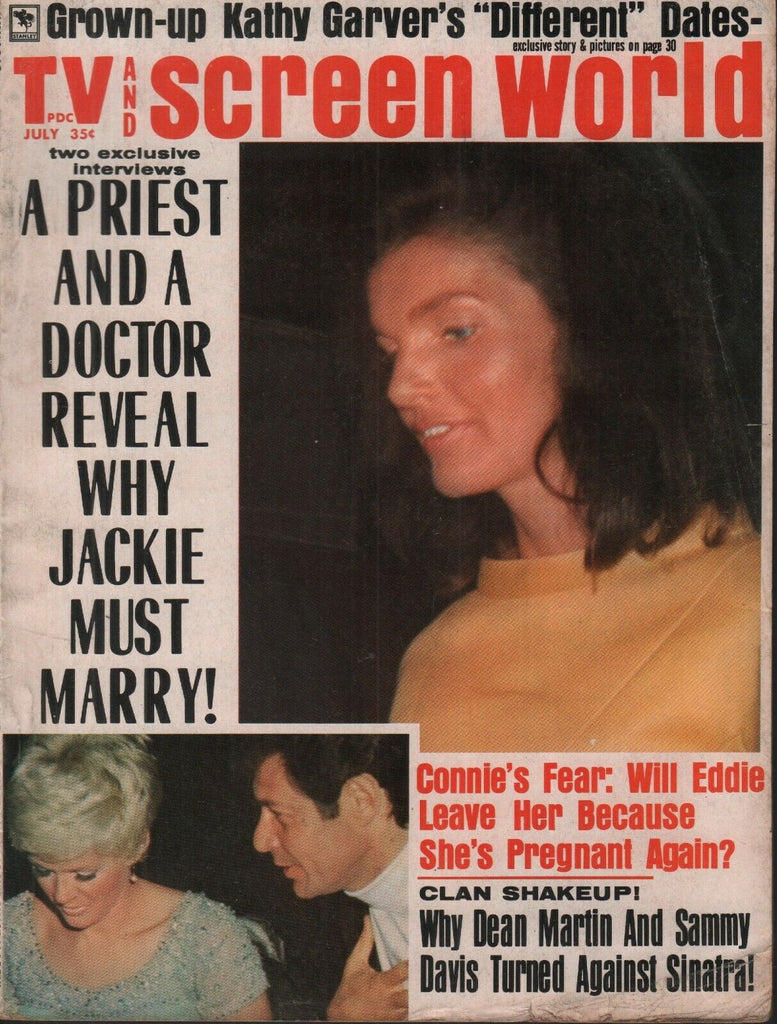 TV & Screenworld July 1968 Jackie Kennedy Kathy Garver 062019AME2