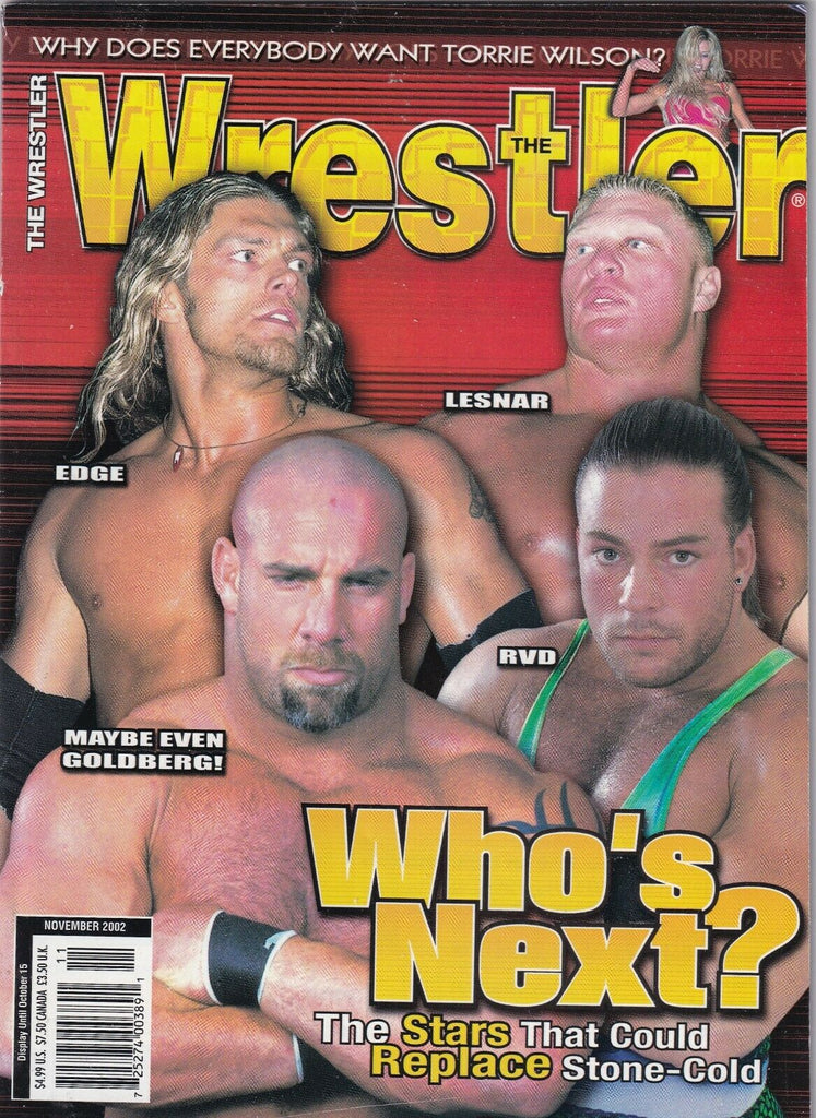 The Wrestler Magazine Edge Goldberg Brock LEsnar November 2002 062419nonr