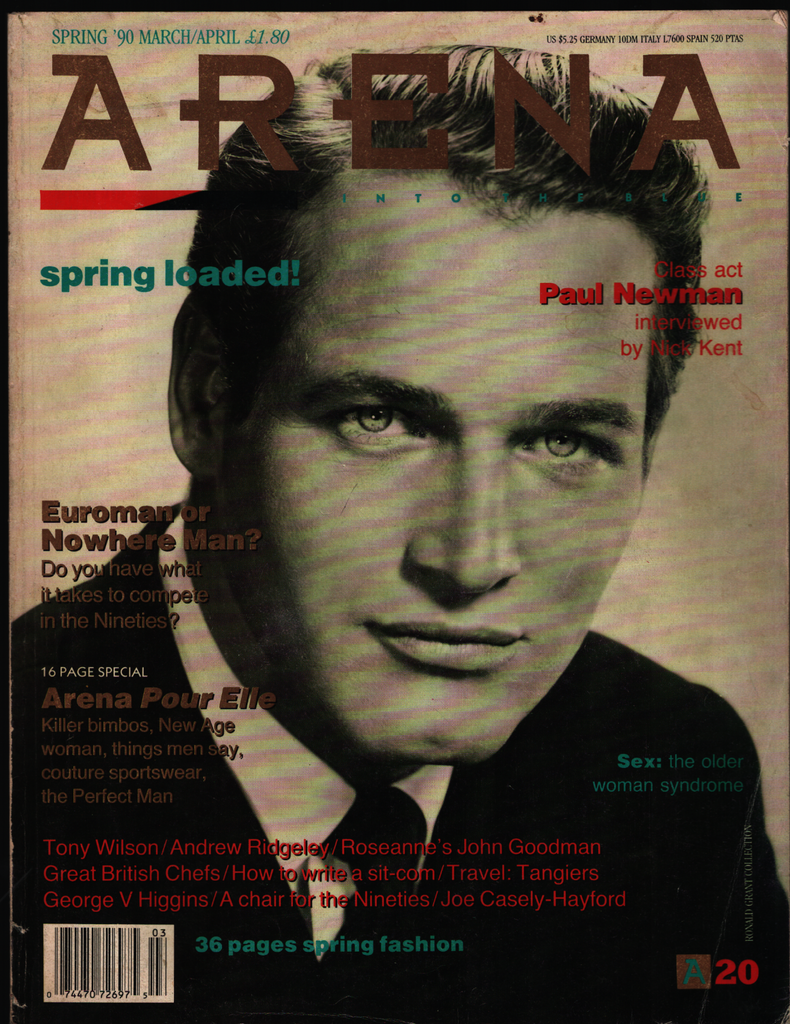 Arena Magazine March/April Spring 1990 Paul Newman John Goodman 022321ame