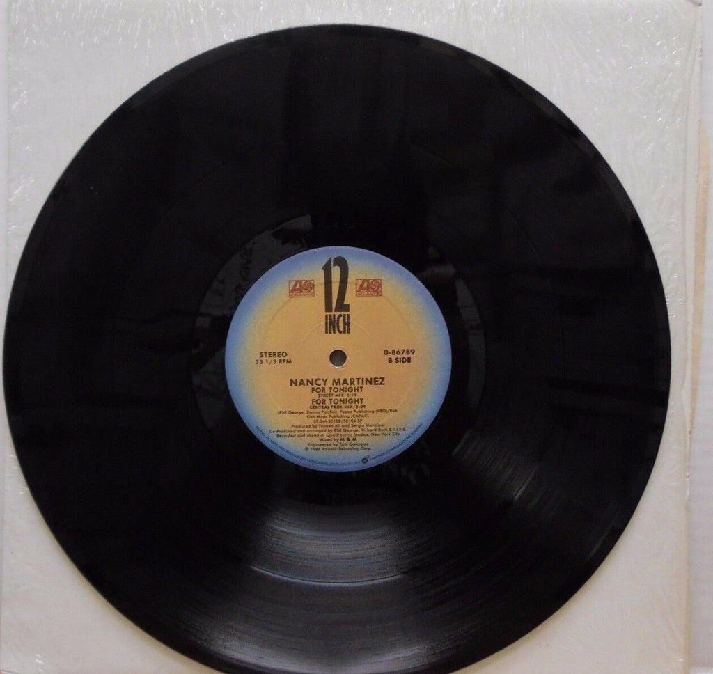 Nancy Martinez For Tonight Single A&M 0-86789 w/SW 33rpm 100617DBE