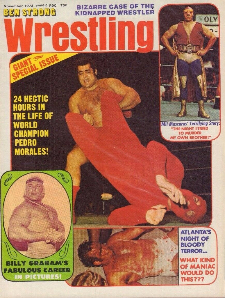 Ben Strong Wrestling November 1973 Pedro Morales, Billy Graham 021317DBE2