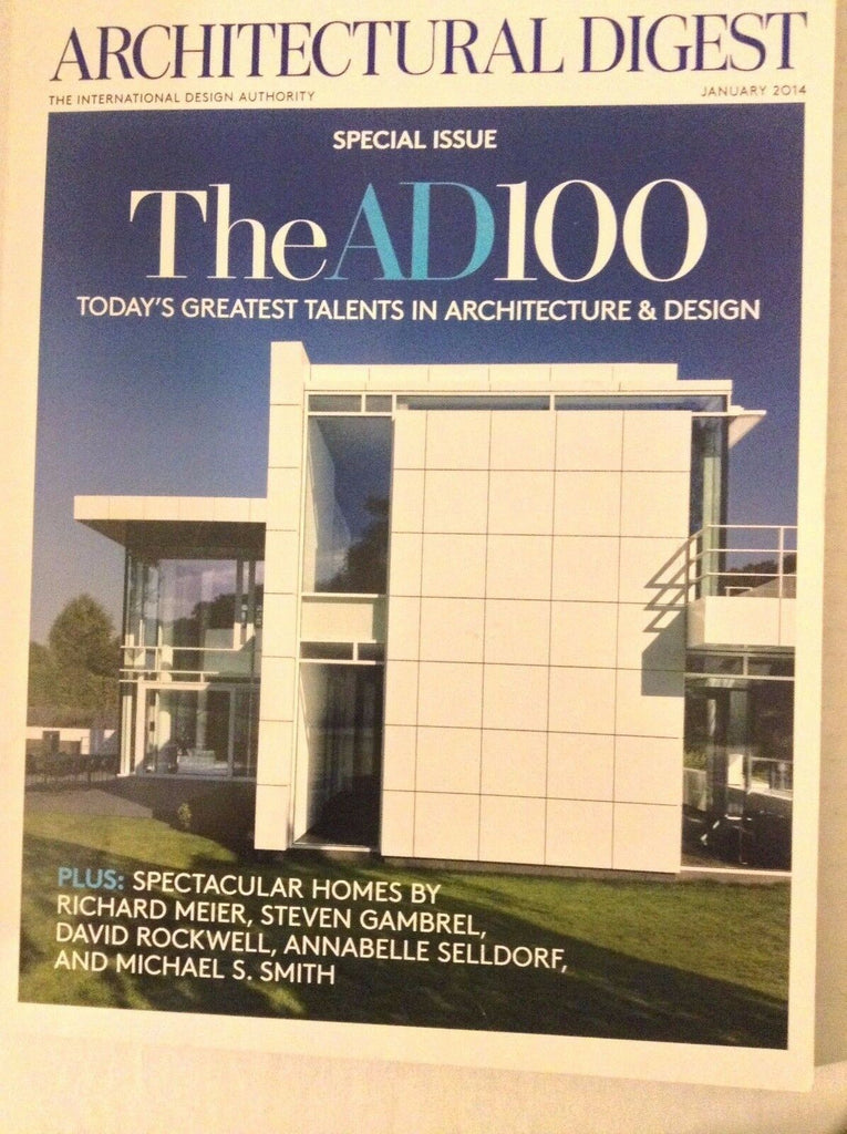 Architectural Digest Magazine AD 100 Special January 2014 083117nonrh